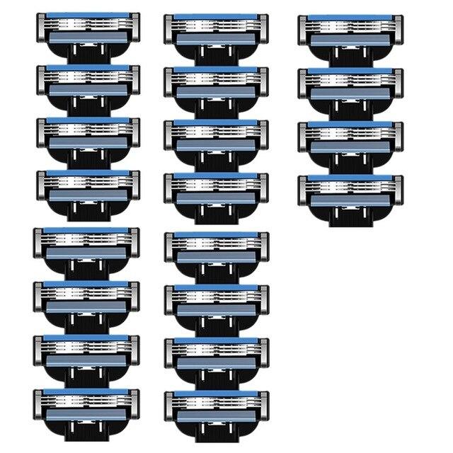 Neue Rasierklingen für Gillet te Mach 3 Turbo Empfindliche Halter Gesicht Rasierer Kassetten Rasur Bart Fall Shavette Werkzeuge für Männer 20 blade Neue Rasierklingen für Gillet te Mach 3 Turbo Empfindliche Halter Gesicht Rasierer Kassetten Rasur Bart Fall Shavette Werkzeuge für Männer 20 blade von Joom DACH