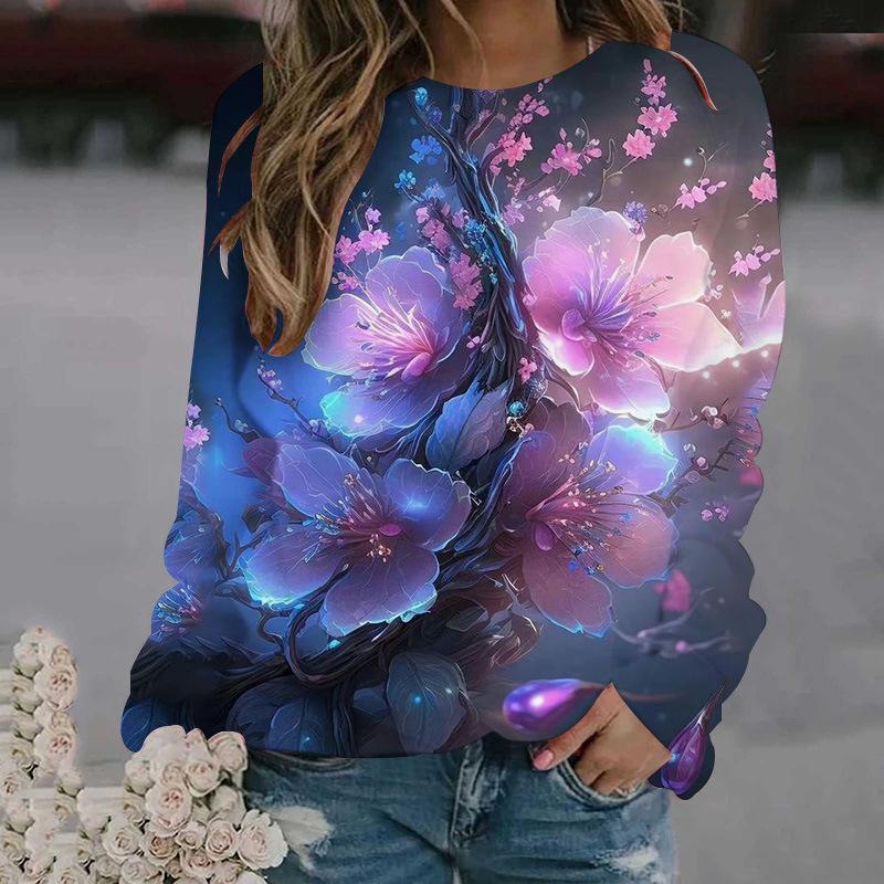 Neue Rose Blume Sweatshirts Floral 3D Druck Herbst Winter Frauen Hoodies Langarm Y2k Übergroße Pullover Tops Weibliche Kleidung 5XL Neue Rose Blume Sweatshirts Floral 3D Druck Herbst Winter Frauen Hoodies Langarm Y2k Übergroße Pullover Tops Weibliche Kleidung 5XL von Joom DACH