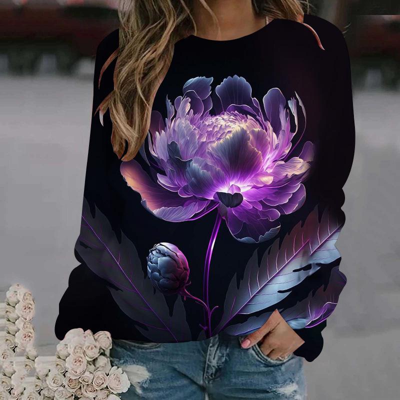 Neue Rose Blume Sweatshirts Floral 3D Druck Herbst Winter Frauen Hoodies Langarm Y2k Übergroße Pullover Tops Weibliche Kleidung M Neue Rose Blume Sweatshirts Floral 3D Druck Herbst Winter Frauen Hoodies Langarm Y2k Übergroße Pullover Tops Weibliche Kleidung M von Joom DACH