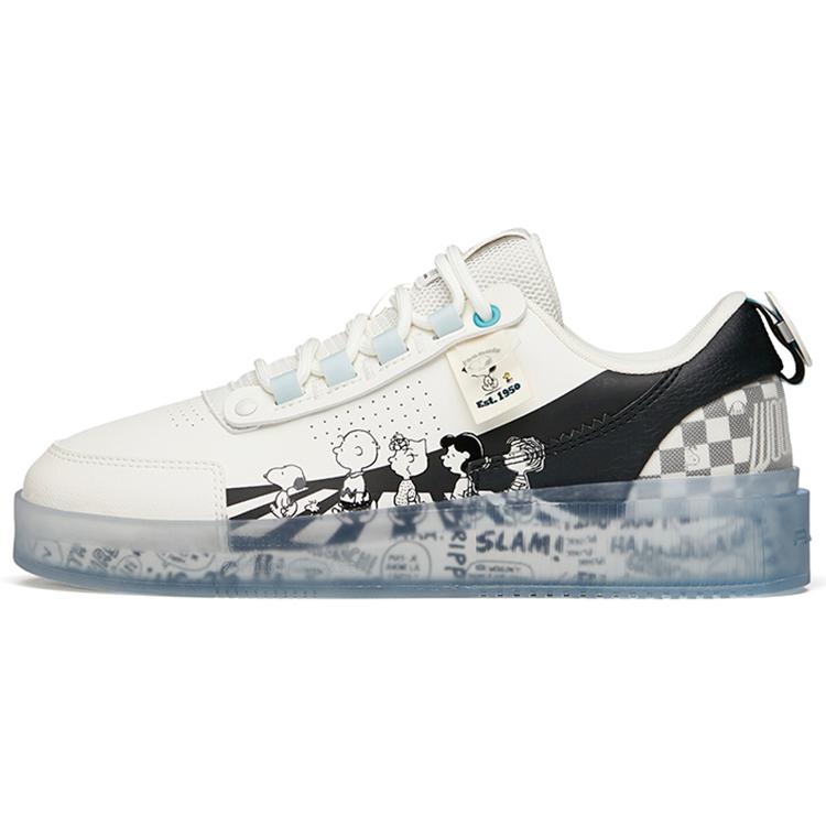 Neue SNOOPY x Anta Abriebfeste Atmungsaktive Low-Top Skateboard Schuhe Herren Weiß 912148030-2 40 von Joom DACH