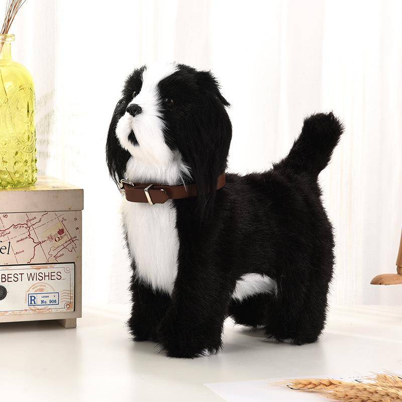 Neue Simulation Roboter Hund Elektronische Haustier Sound Control Gehen Nicken Musik Touch Control Roboter Tier Haustier Kinder Spielzeug Geschenke von Joom DACH