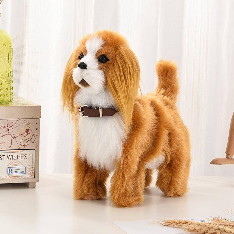 Neue Simulation Roboter Hund Elektronische Haustier Sound Control Gehen Nicken Musik Touch Control Roboter Tier Haustier Kinder Spielzeug Geschenke von Joom DACH
