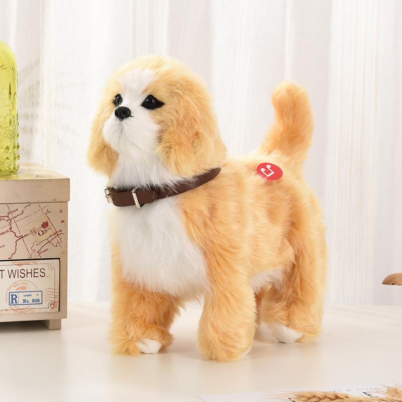 Neue Simulation Roboter Hund Elektronische Haustier Sound Control Gehen Nicken Musik Touch Control Roboter Tier Haustier Kinder Spielzeug Geschenke von Joom DACH