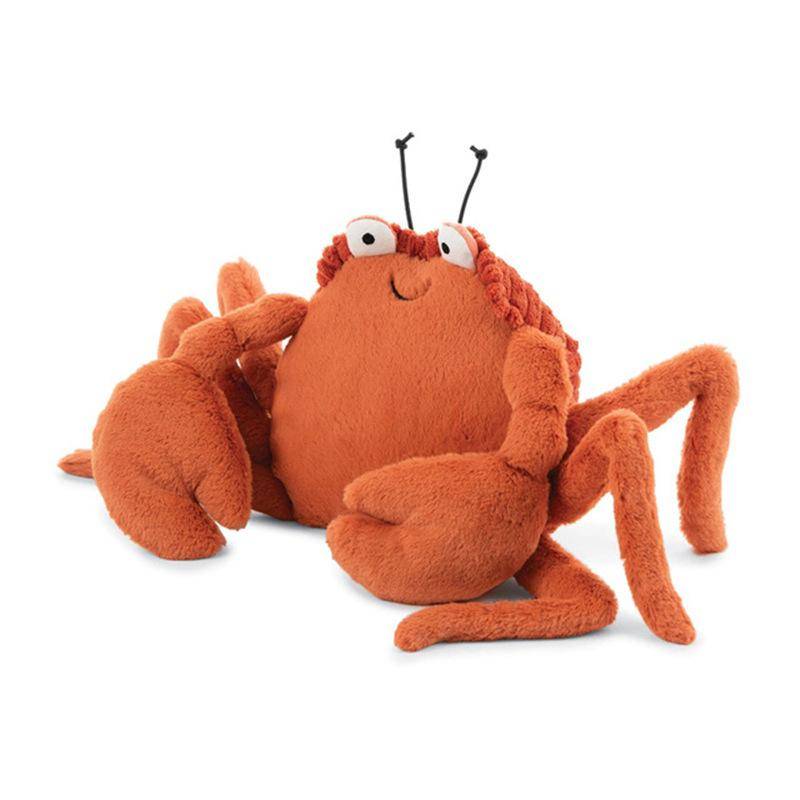 Neue Skinskin-Garnelen Larry Crayfish-Puppe Sheldon Shrimp-Puppe Imitation Krabben-Plüschtier Weihnachtsgeschenk für Kinder Schlafspielzeug von Joom DACH