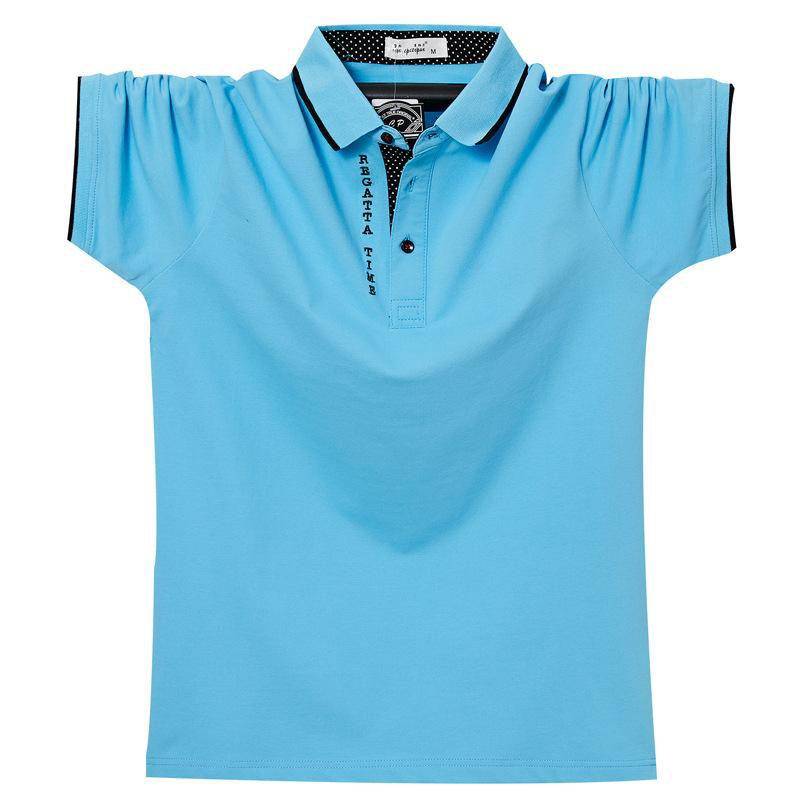 Neue Sommer Herren Baumwolle Polo Shirts Lose Plus Größe Atmungsaktive Bequeme Casual Business Einfarbig T-shirt 5XL Neue Sommer Herren Baumwolle Polo Shirts Lose Plus Größe Atmungsaktive Bequeme Casual Business Einfarbig T-shirt 5XL von Joom DACH