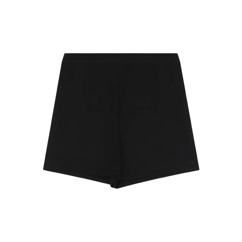 Neue Spice Girls Shorts Stretch Skinny Freizeithose Damen Frühling Hohe Taille Skinny Jogginghose Braune Hose L schwarz von Joom DACH