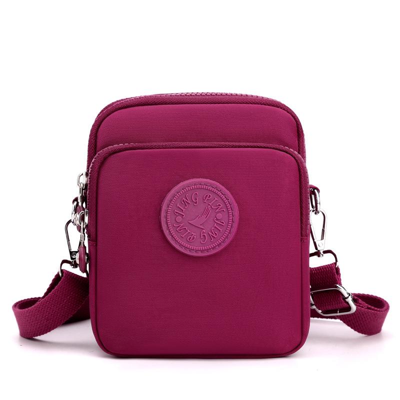 Neue Sport Brieftasche Telefon Tasche Für Mobile Schulter Tasche Tasche Fall Gürtel Handtasche Geldbörse Münze Brieftasche Retro Schlüssel Halter Kleine geld Tasche rose rot von Joom DACH