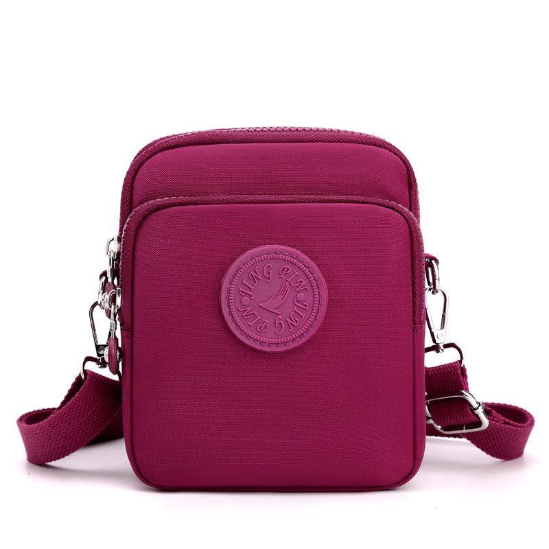 Neue Sport Brieftasche Telefon Tasche Für Mobile Schulter Tasche Tasche Fall Gürtel Handtasche Geldbörse Münze Brieftasche Retro Schlüssel Halter Kleine geld Tasche rose rot von Joom DACH