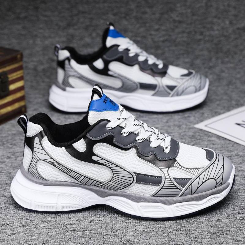 Neue Sportschuhe Mesh Atmungsaktiv Leichte Plattform Herrenschuhe Plattform Fashion Outdoor Herren Laufschuhe 44 von Joom DACH