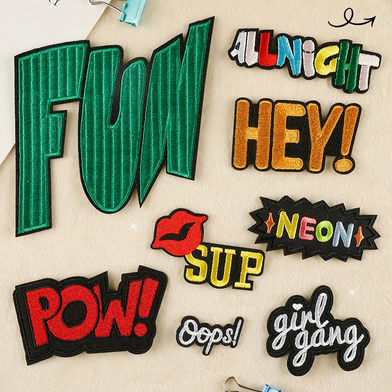 Neue Stickerei Label Englisch Alphabet Tuch Label Kleidung Zubehör Klebstoff Patch Aufkleber Abzeichen Stickerei Tuch Aufkleber D1L-A-4-3 Neue Stickerei Label Englisch Alphabet Tuch Label Kleidung Zubehör Klebstoff Patch Aufkleber Abzeichen Stickerei Tuch Aufkleber D1L-A-4-3 von Joom DACH