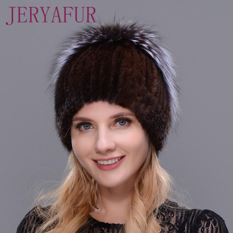 Neue Stil Winter Warme Mütze Kaninchen Fell Blume Mit Fuchs Pelz Auf Der Oberseite Natürliche Importierte Nerz Pelz Warme Mütze für frauen Ohr Warme Mütze von Joom DACH
