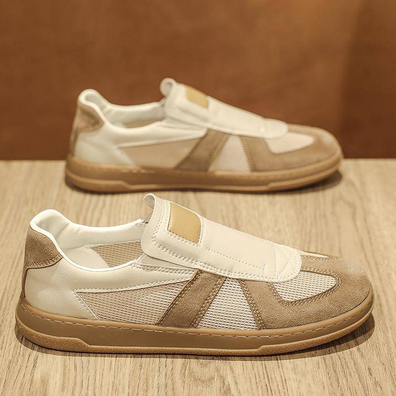 Neue Studenten Leder Freizeitschuhe Herren Sportschuhe Herren Freizeitschuhe Hohe Qualität Strapazierfähige Sohle Slipper Herrenschuhe 42 von Joom DACH