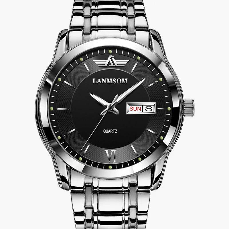 Neue TOP-Marke Luxus Herrenuhr mit Box Kalender wasserdichte Uhr Herren Quarzuhren von Joom DACH