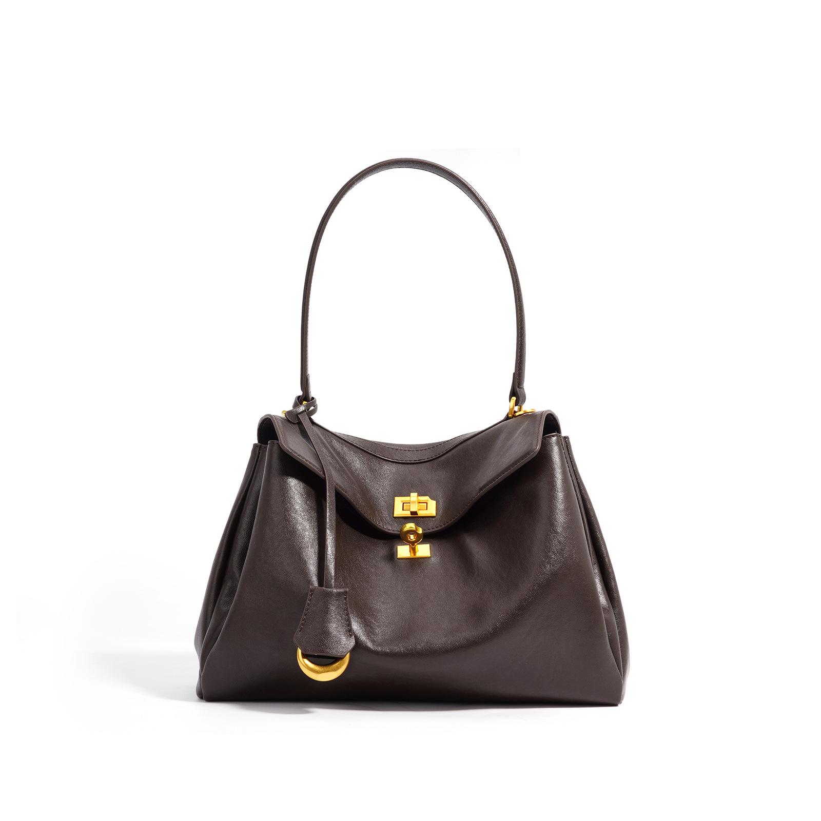 Neue Tasche mit großem Fassungsvermögen Damen Neue High-End Nische Vielseitige Handheld Damenhandtasche Schultertasche von Joom DACH