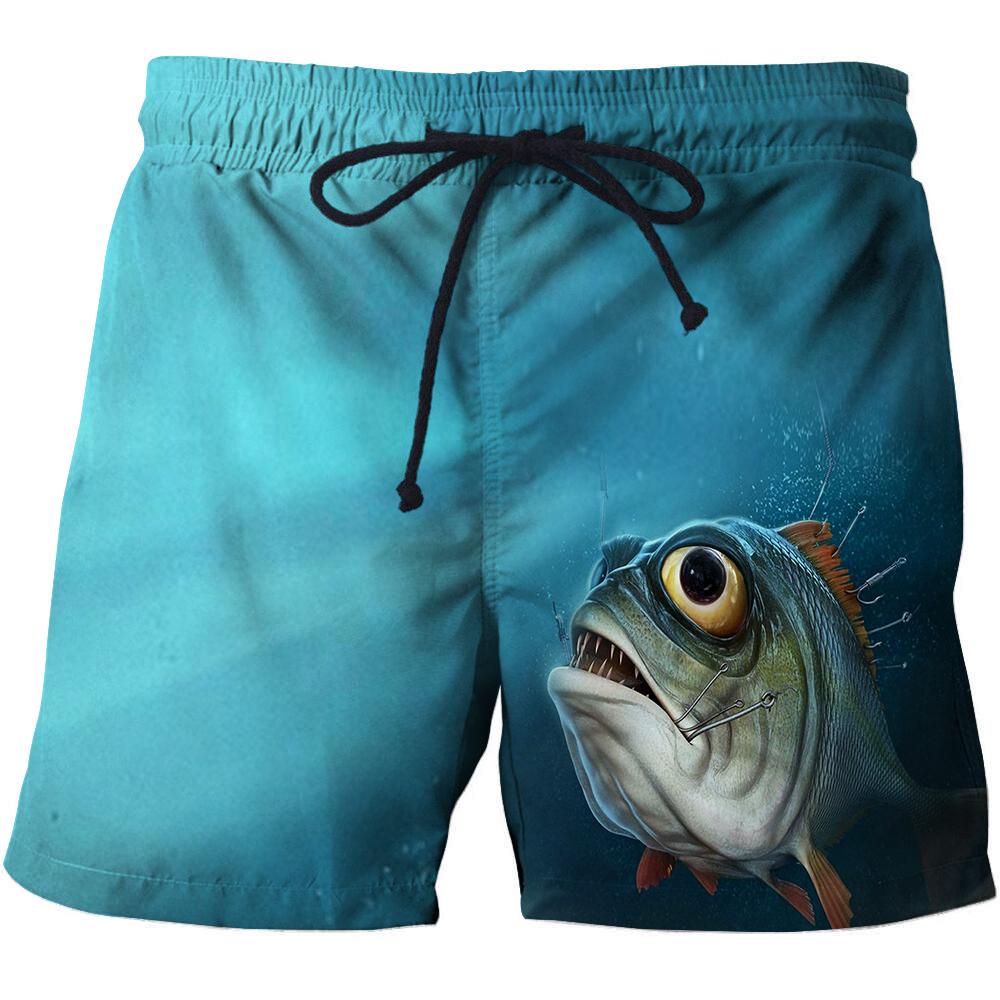 Neue Tropical HD 3D Badehose Shorts Herren Lustige Angeln Bermuda Breathe Männer Jungen Strand Hosen Sport Shorts Mode XL von Joom DACH