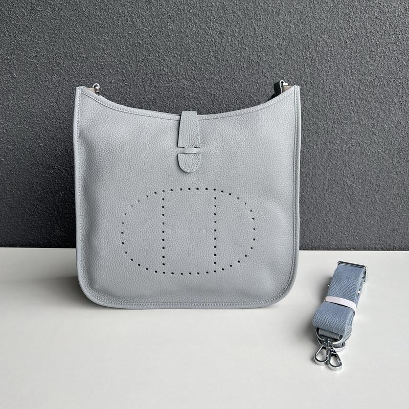 Neue Umhängetasche aus echtem Leder mit Oberschicht aus Rindsleder mit Litschi-Muster für Herren und Damen, universelle Umhängetasche aus echtem Leder für Damen 28x10x28cm hellblaue von Joom DACH