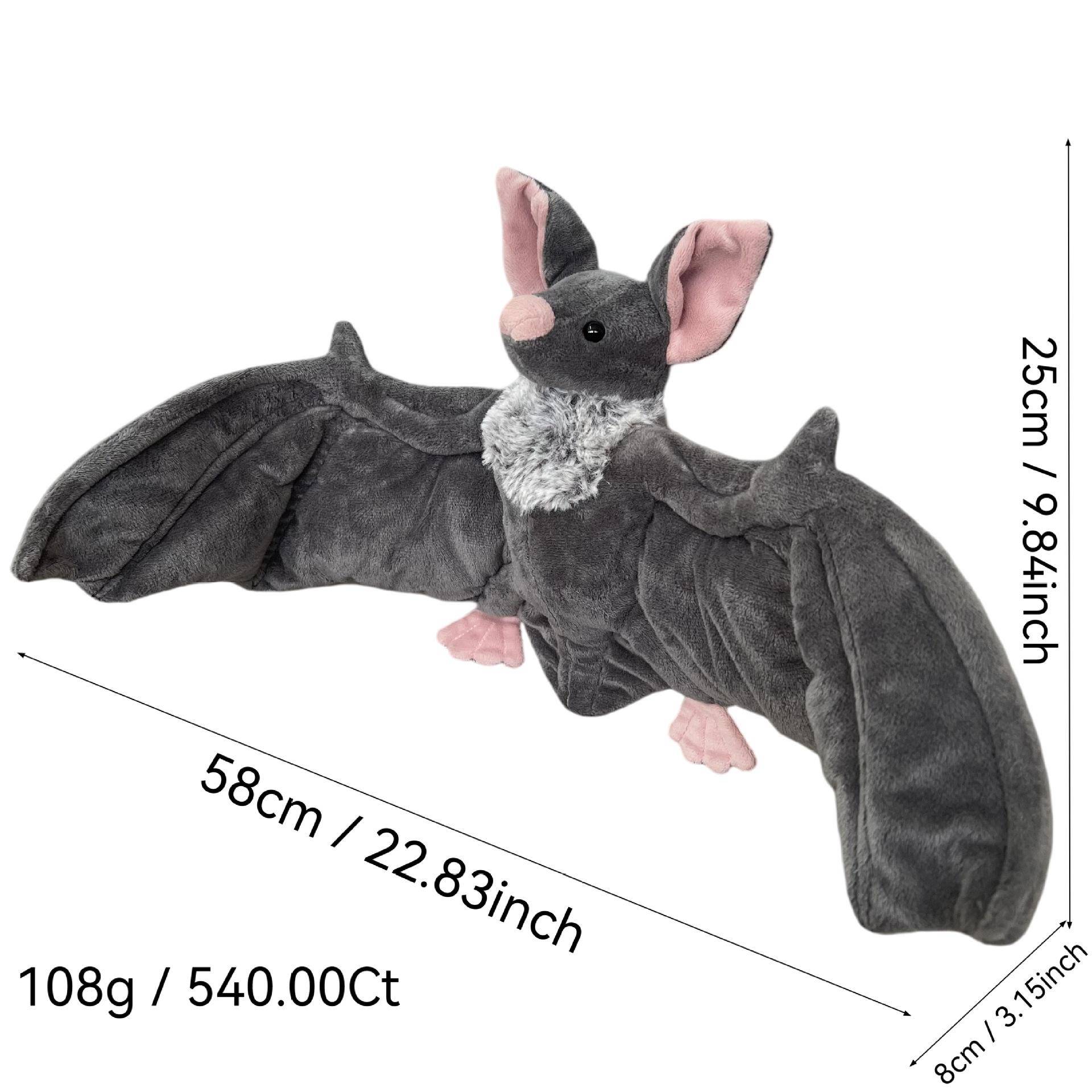 Neue Unabhängige Station Fledermaus Plüschtier Puppe Halloween Dekoration Geschenk Puppe Geschenk Puppe Geschenk Puppe grau von Joom DACH