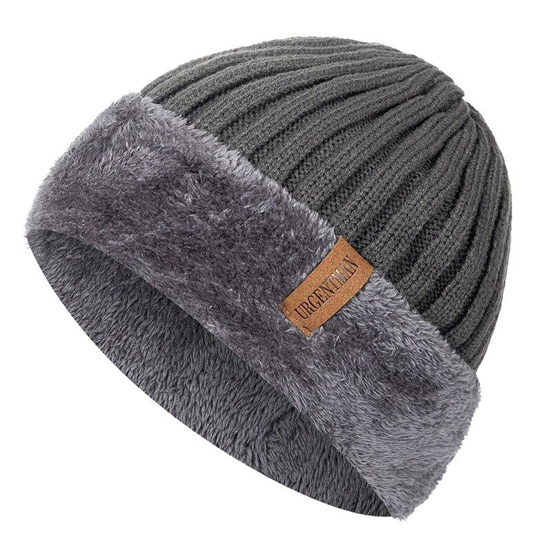 Neue Unisex Dicke Wintermütze Warm Halten Hinzufügen Pelz Gefüttert Bördeln Kappe Stilvolle Beanie Hüte Für Männer Frauen Warme Outdoor Strickmütze 55cm-60cm grau Neue Unisex Dicke Wintermütze Warm Halten Hinzufügen Pelz Gefüttert Bördeln Kappe Stilvolle Beanie Hüte Für Männer Frauen Warme Outdoor Strickmütze 55cm-60cm grau von Joom DACH