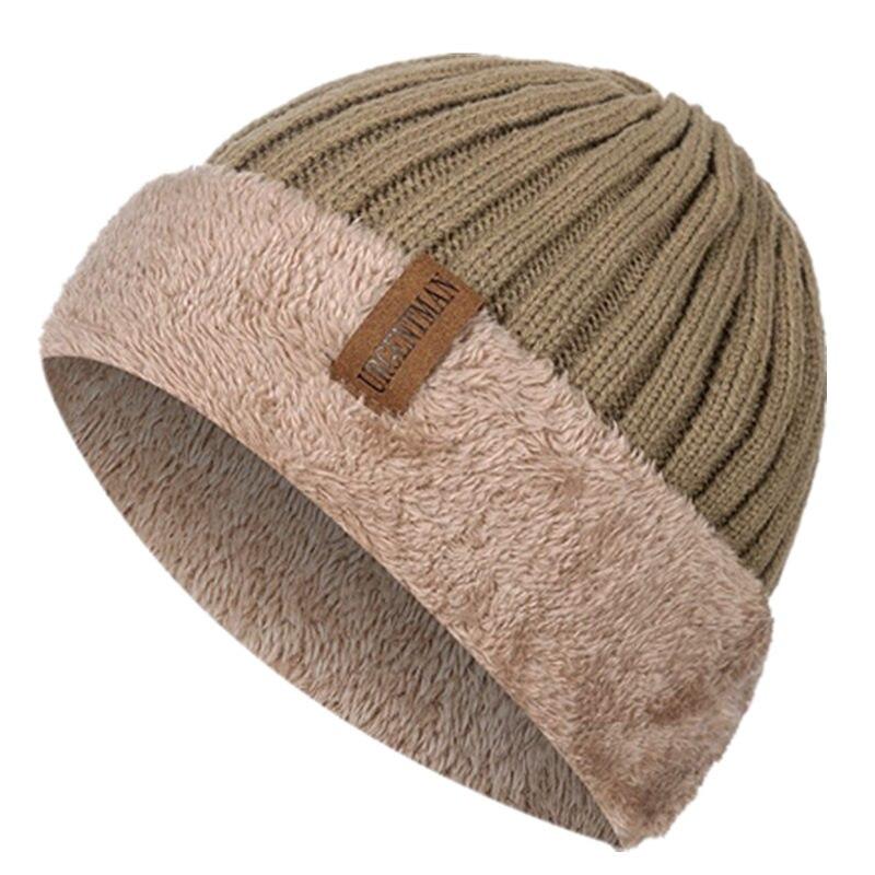 Neue Unisex Dicke Wintermütze Warm Halten Hinzufügen Pelz Gefüttert Bördeln Kappe Stilvolle Beanie Hüte Für Männer Frauen Warme Outdoor Strickmütze 55cm-60cm khaki Neue Unisex Dicke Wintermütze Warm Halten Hinzufügen Pelz Gefüttert Bördeln Kappe Stilvolle Beanie Hüte Für Männer Frauen Warme Outdoor Strickmütze 55cm-60cm khaki von Joom DACH