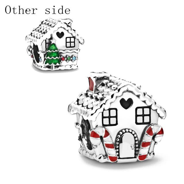 Neue Weihnachten Haus Schneemann Santa Charm Bead Fit Original Charms Silber 925 Armband Für Frauen Diy Herstellung Von Schmuck von Joom DACH