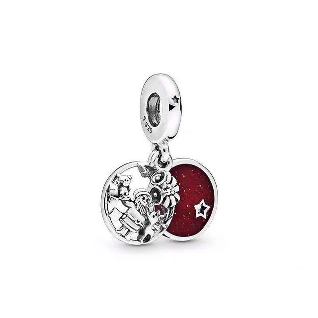 Neue Weihnachten Haus Schneemann Santa Charm Bead Fit Original Charms Silber 925 Armband Für Frauen Diy Herstellung Von Schmuck von Joom DACH