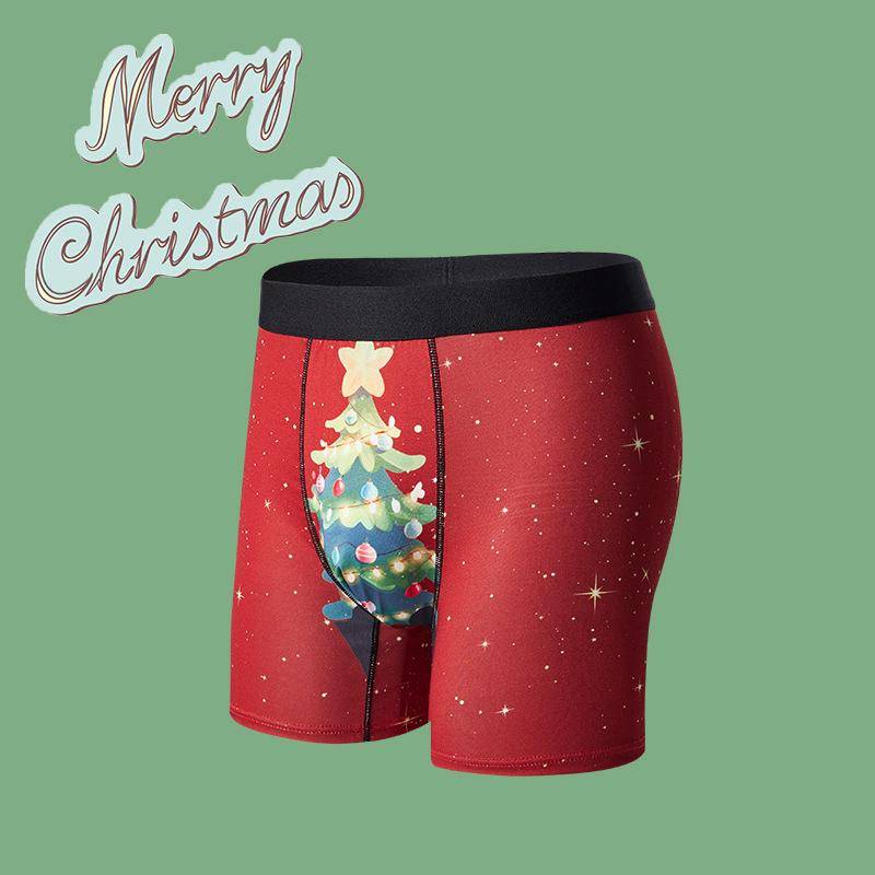 Neue Weihnachten Herren Atmungsaktive Bedruckte Boxershorts - Bequemer Europäischer & Amerikanischer Stil XL von Joom DACH