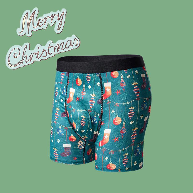 Neue Weihnachten Herren Atmungsaktive Bedruckte Boxershorts - Bequemer Europäischer & Amerikanischer Stil XL von Joom DACH