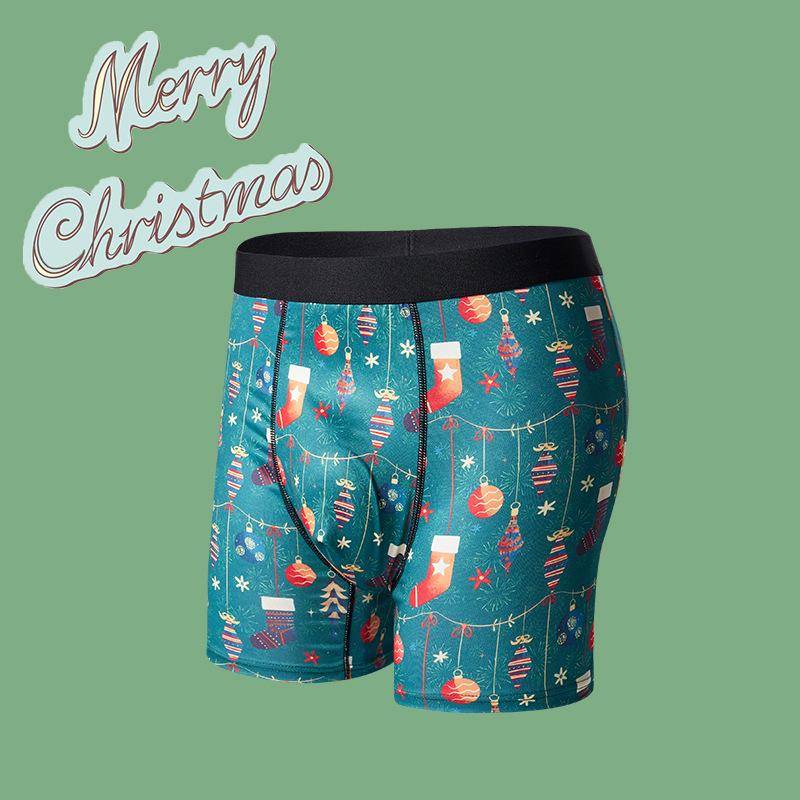 Neue Weihnachten Herren Atmungsaktive Bedruckte Boxershorts - Bequemer Europäischer & Amerikanischer Stil XL von Joom DACH