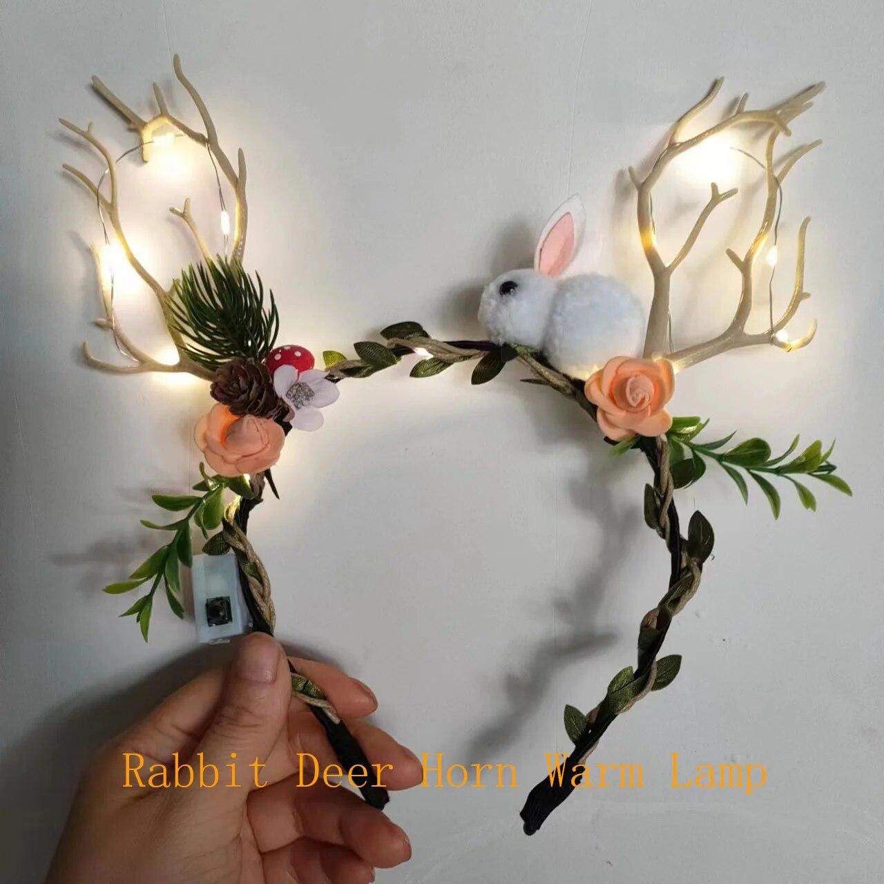 Neue Weihnachten LED Licht Geweih Haar Band Nette Fee Glowing Elch Haarnadel Haar Clip Frauen Mädchen Weihnachten Haar Zubehör von Joom DACH