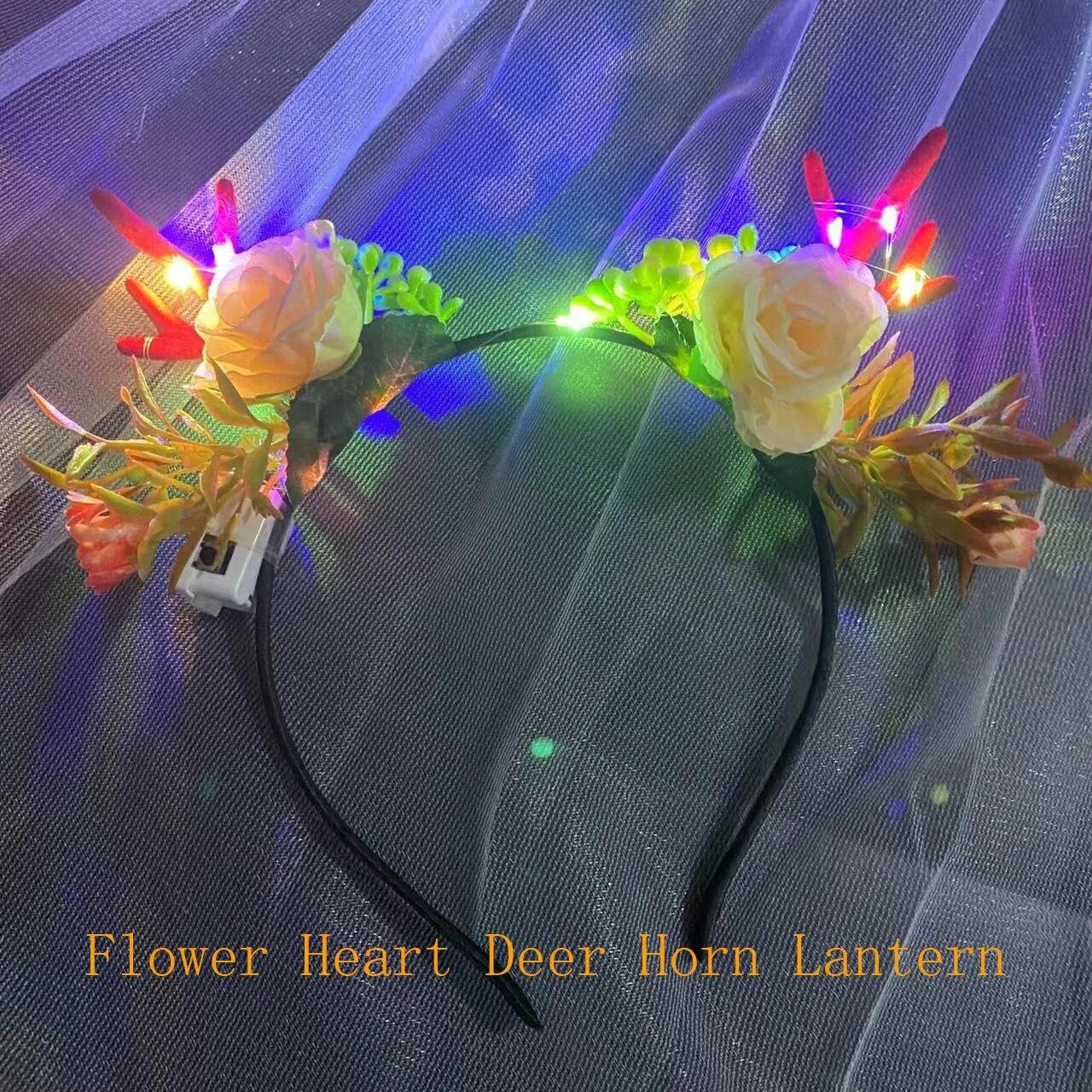 Neue Weihnachten LED Licht Geweih Haar Band Nette Fee Glowing Elch Haarnadel Haar Clip Frauen Mädchen Weihnachten Haar Zubehör von Joom DACH