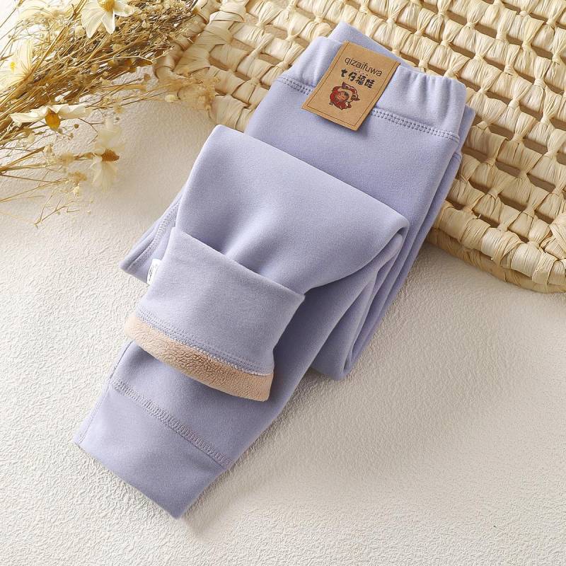 Neue Winter Kinder Fleece Warme Render Hosen für Jungen Mädchen Verdicken Samt Leggings Kinder Baby Basishosen Verdickte Hosen 11-12Y von Joom DACH