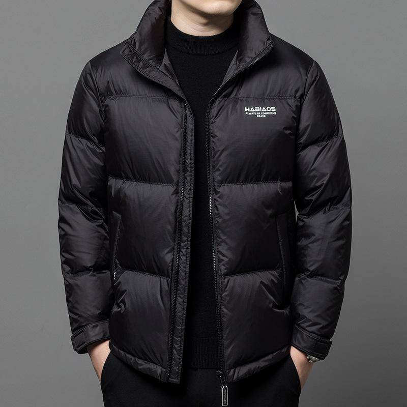 Neue Winter Style 90 Duck Down Daunenjacke für Herren, Locker, Lässig, Modisch, Warm Und Dick, Trendy Brotmantel für Männer M von Joom DACH
