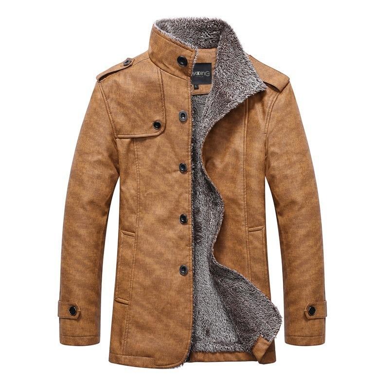 Neue Winterjacke und Mantel für Herren, hochwertige Lederjacke, Smart Casual, Pelz und Samtjacke XXXXXL Neue Winterjacke und Mantel für Herren, hochwertige Lederjacke, Smart Casual, Pelz und Samtjacke XXXXXL von Joom DACH