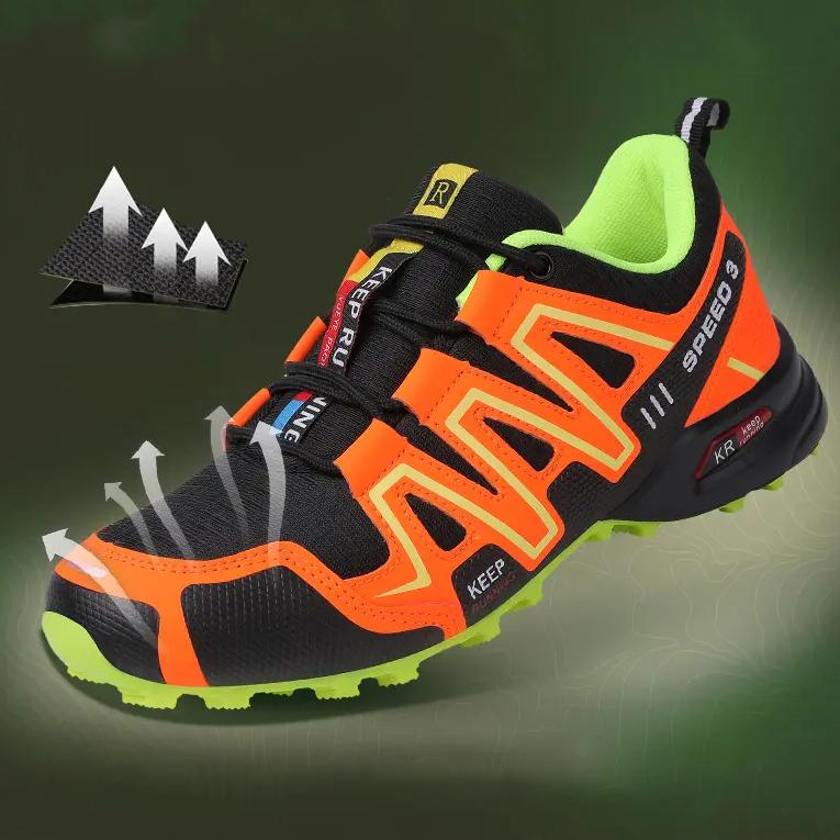 Neue atmungsaktive Freizeitschuhe Herren-Low-Top-Turnschuhe Lässige Sport-Stoßdämpfende Laufschuhe Walking-Turnschuhe 39-47 47 grün von Joom DACH