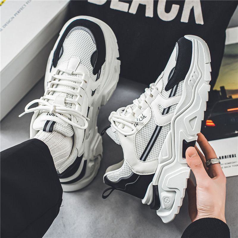 Neue atmungsaktive Mesh-Sportschuhe für Herren im Sommer. Trendy, höhenverstärkende Casual-Dad-Schuhe für alle Gelegenheiten. 44 Neue atmungsaktive Mesh-Sportschuhe für Herren im Sommer. Trendy, höhenverstärkende Casual-Dad-Schuhe für alle Gelegenheiten. 44 von Joom DACH