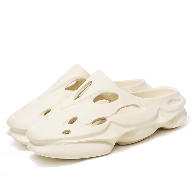 Neue bequeme atmungsaktive Unisex-Schuhe Herren Hausschuhe Sommer Umweltfreundliche Flip-Flops Lässige rutschfeste Schuhe Damen EVA-Hausschuhe 2025 36-37 beige von Joom DACH