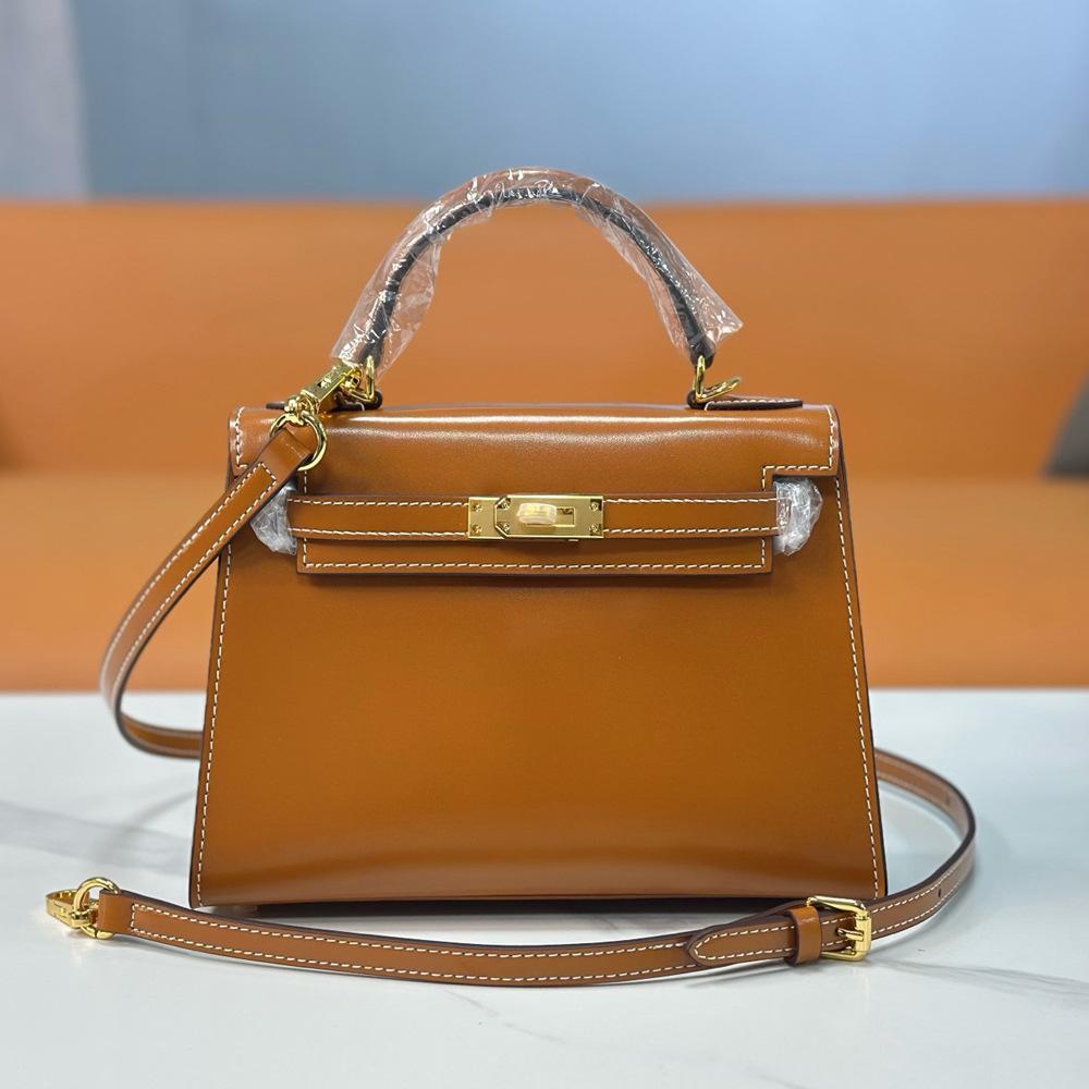 Neue echte Leder Damen Tasche glänzend Lack Box schlichte Tasche Retro einfache einzelne Schulter Handtasche 25x11x18cm von Joom DACH