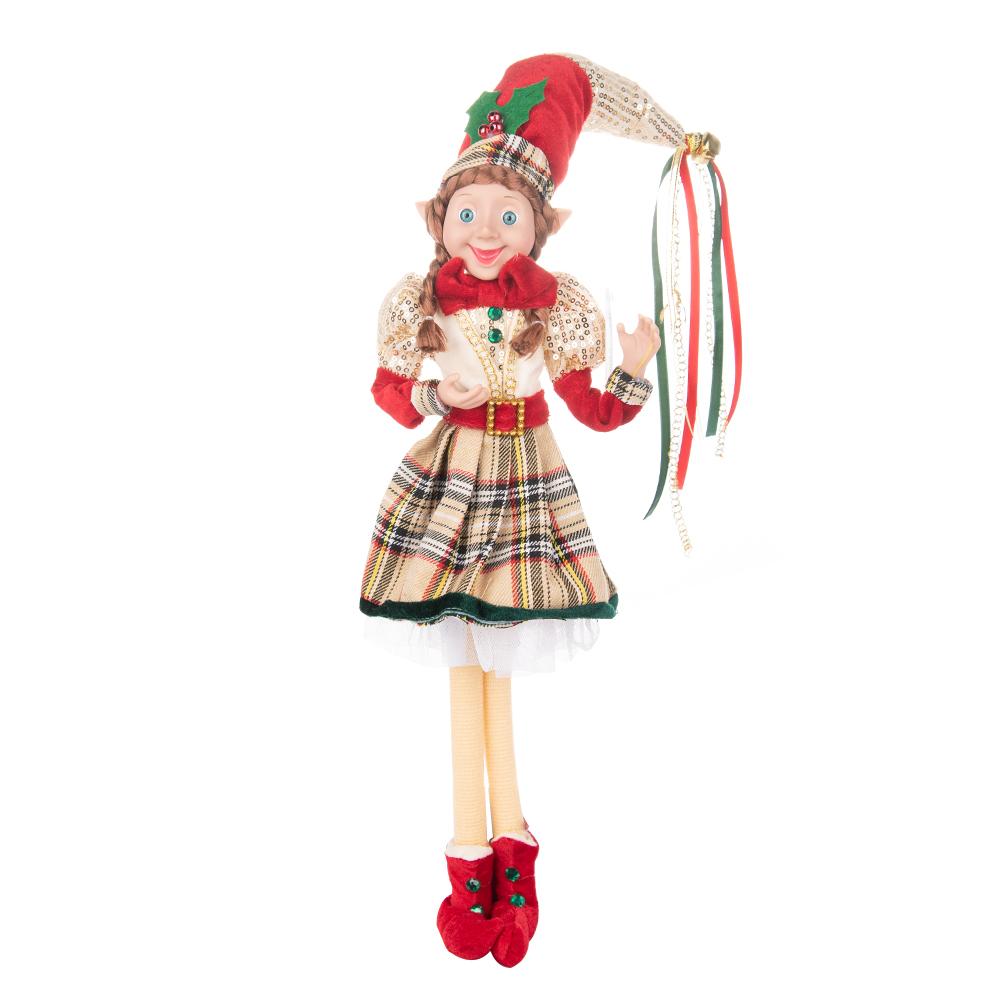 Neue farbenfrohe und niedliche Weihnachtselfen-Puppen-Anhänger, Weihnachtsdekoration, frohe Weihnachten, Heimdekoration, Natal, frohes neues Jahr, Heimdekoration von Joom DACH