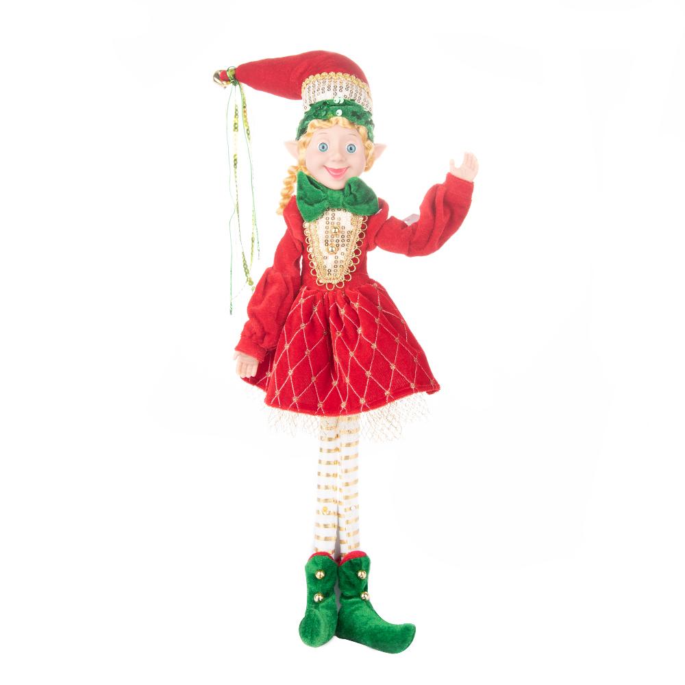 Neue farbenfrohe und niedliche Weihnachtselfen-Puppen-Anhänger, Weihnachtsdekoration, frohe Weihnachten, Heimdekoration, Natal, frohes neues Jahr, Heimdekoration von Joom DACH