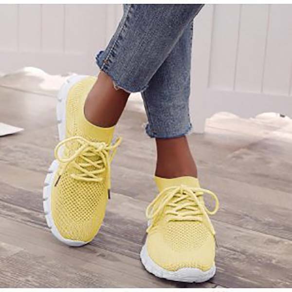 Neue frauen Turnschuhe Frühling Flache Schuhe Casual Frauen Vulkanisierte Sommer Licht Mesh Atmungs Weibliche Laufschuhe 39 gelb von Joom DACH