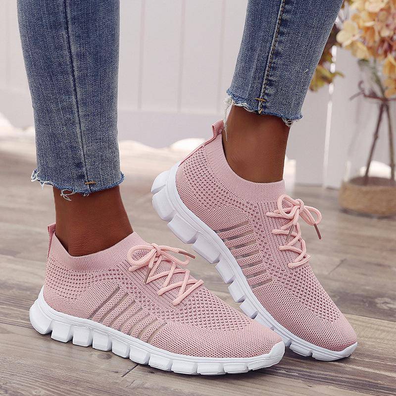Neue frauen Turnschuhe Frühling Flache Schuhe Casual Frauen Vulkanisierte Sommer Licht Mesh Atmungs Weibliche Laufschuhe 43 rosa von Joom DACH