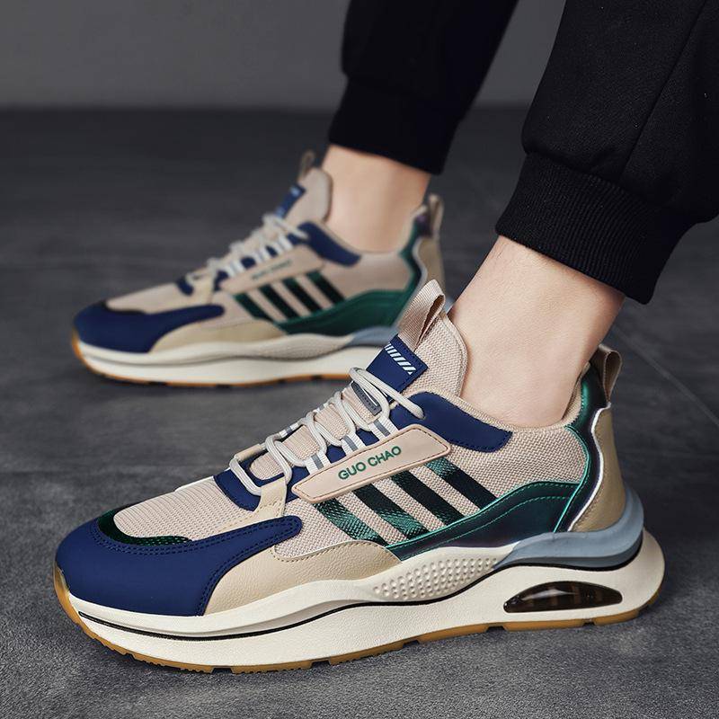Neue männer Atmungsaktive Turnschuhe Im Freien Nicht-rutsch Schock-absorbieren Laufschuhe Mesh Plattform Höhe Zunehmende Turnschuhe 43 von Joom DACH