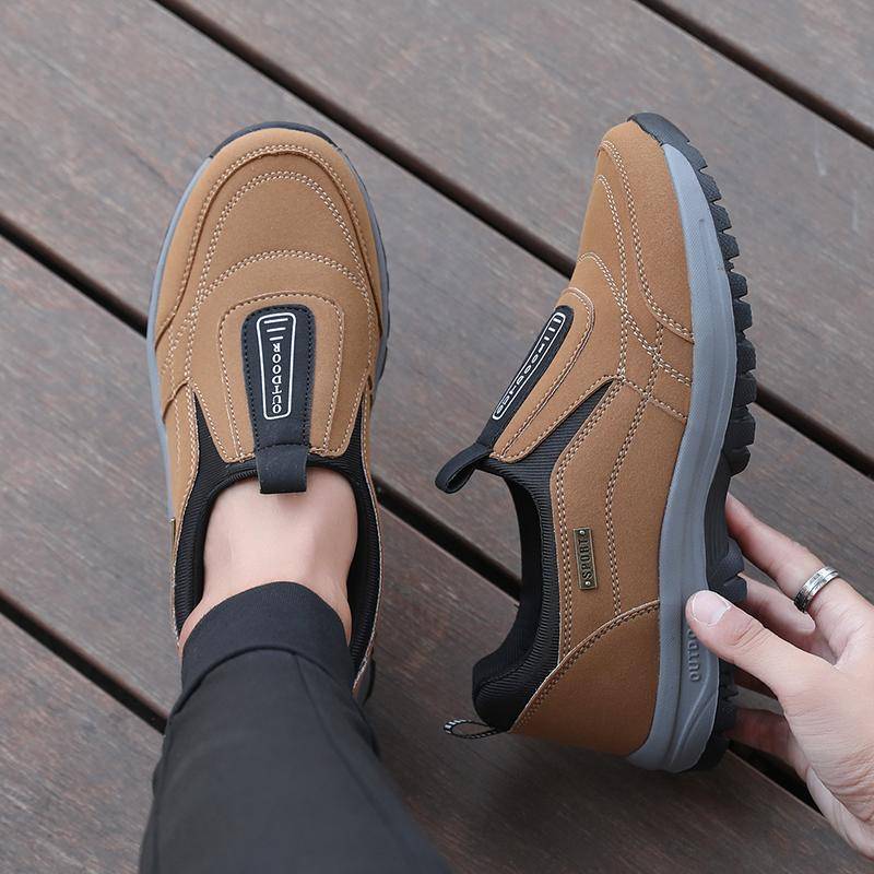 Neue ultraleichte Seniorenschuhe in Übergröße 50, lässige Wanderschuhe, hochwertige, verschleißfeste und rutschfeste Sportschuhe für Herren 39 khaki von Joom DACH