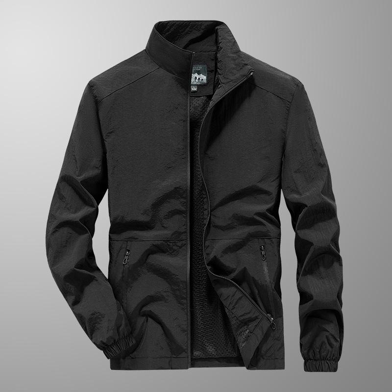 Neue verdickte Winterjacke aus Samt für Herren, winddichte, warme Jacke, große Stehkragenjacke für junge und mittlere Menschen 5XL von Joom DACH