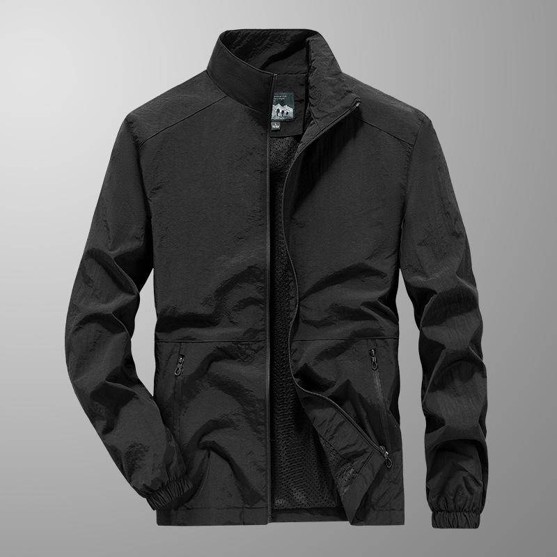 Neue verdickte Winterjacke aus Samt für Herren, winddichte, warme Jacke, große Stehkragenjacke für junge und mittlere Menschen 5XL von Joom DACH