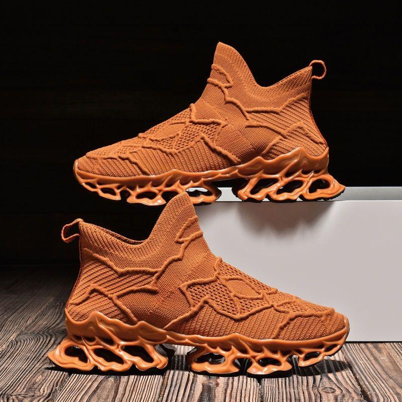 Neue weiße Schuhe Herren High Top Stretch Socken Schuhe Mesh Atmungsaktive Cut-Out Sneakers Herren Freizeitschuhe 39 braun Neue weiße Schuhe Herren High Top Stretch Socken Schuhe Mesh Atmungsaktive Cut-Out Sneakers Herren Freizeitschuhe 39 braun von Joom DACH