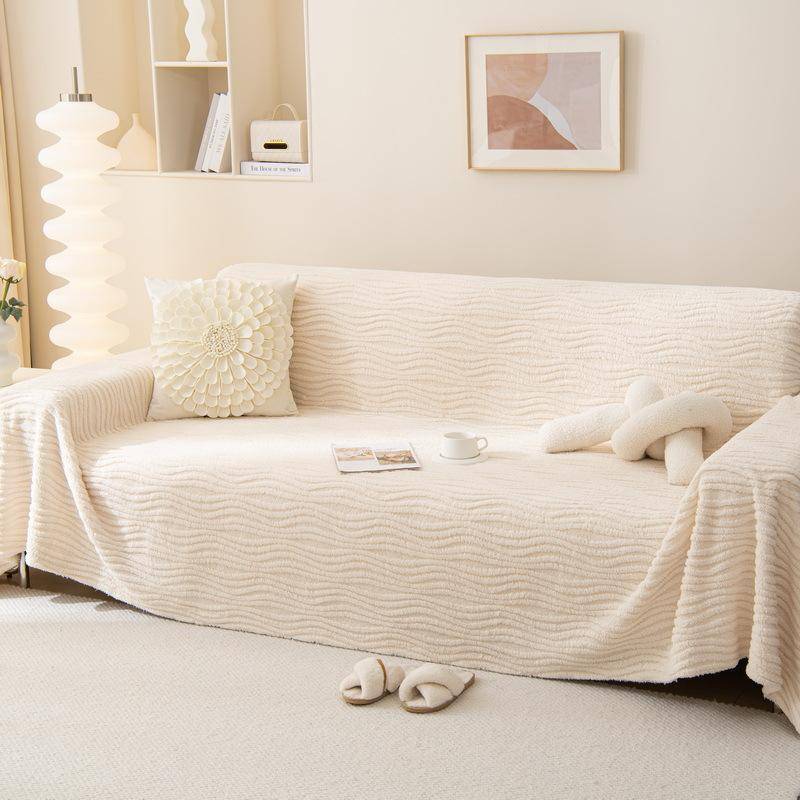 Neuer Herbst- und Winter-Plüsch-Vollbezugs-Sofabezug Stoff All-inclusive Ins-Stil Verdickter dreidimensionaler Plüsch Rutschfestes Sofa-Handtuch 180*130cm von Joom DACH