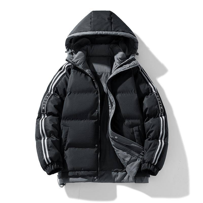 Neuer Herren warmer Mantel Baumwollgepolsterte Winterjacke Herren Lässiger Freizeitmantel M von Joom DACH