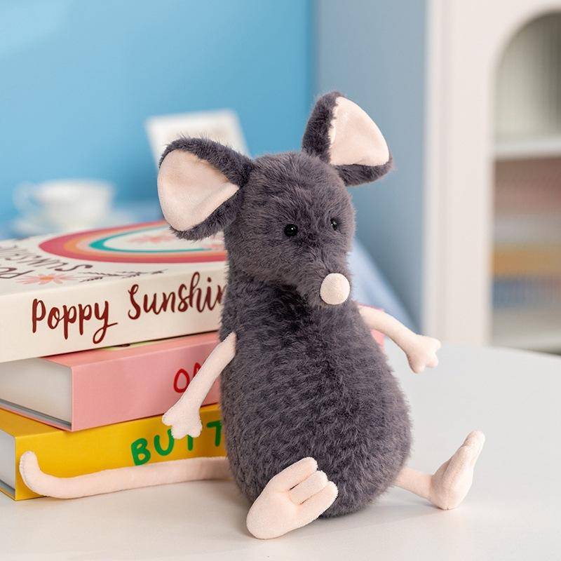 Neuer Lachlan traurige Maus weiche beruhigende Maus Plüschtier niedliche Puppe Geschenk Plüschpuppe 25cm von Joom DACH