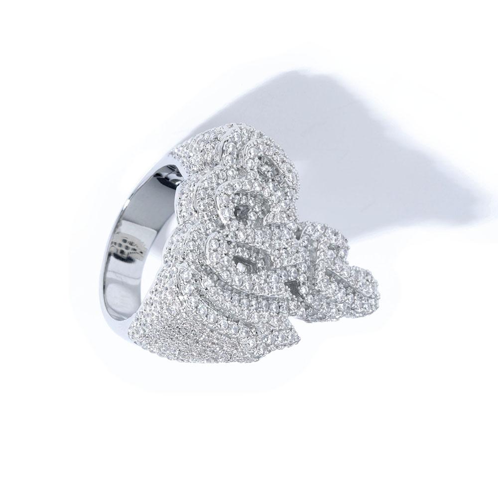 Neuer Modetrend Arabische Symbole Religiöse Elemente Ring Hip Hop Schmuck Mode Eis und Feuer Ring Für Männer Frauen 8 von Joom DACH